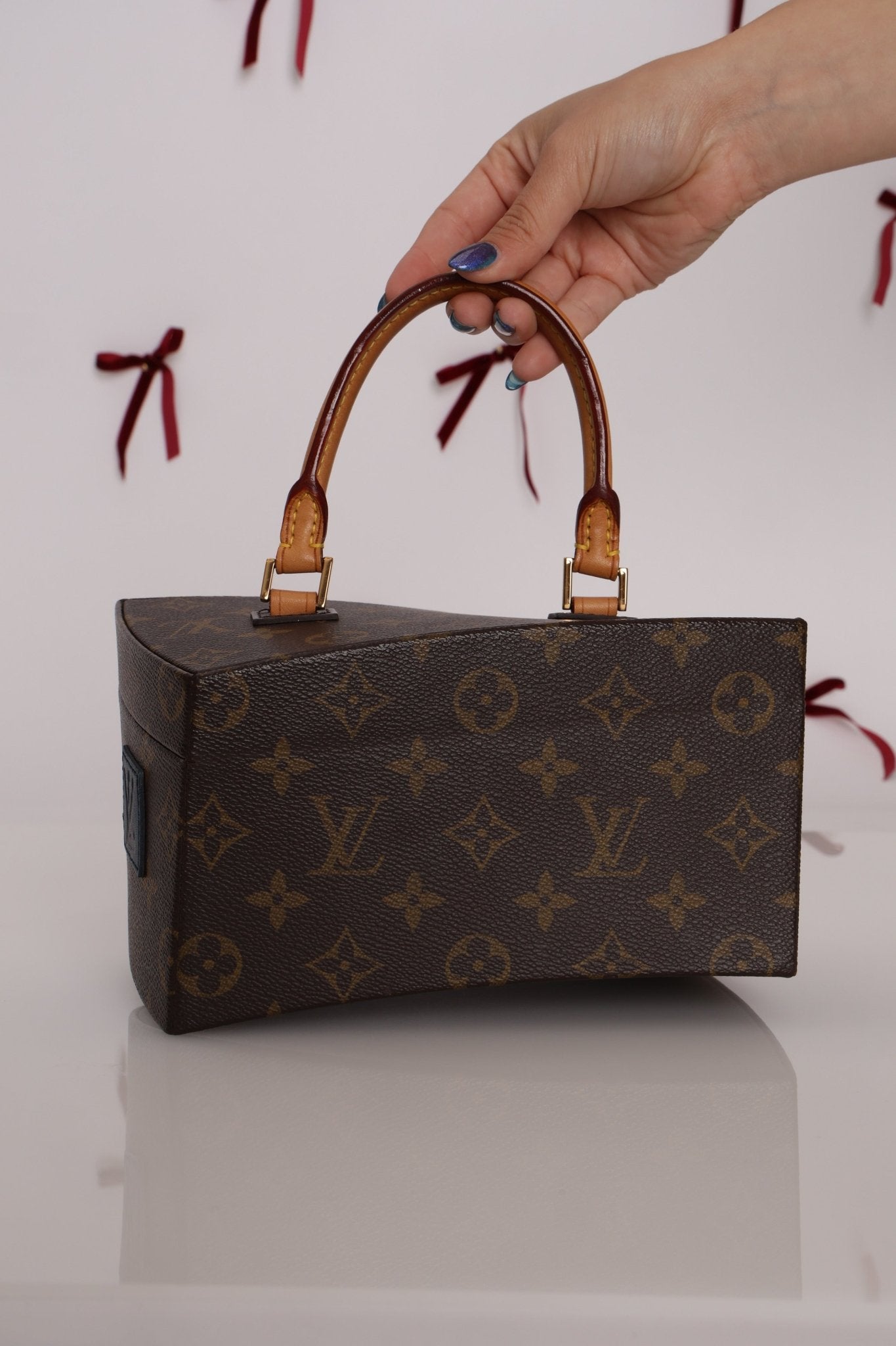 Limited Edition Louis Vuitton x Frank Gehry 2014 Monogram Twisted Box with Strap - FashioNica