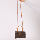 Limited Edition Louis Vuitton x Frank Gehry Monogram Twisted Box with Strap & Mirror - FashioNica