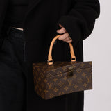 Limited Edition Louis Vuitton x Frank Gehry Monogram Twisted Box with Strap & Mirror - FashioNica