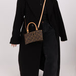 Limited Edition Louis Vuitton x Frank Gehry Monogram Twisted Box with Strap & Mirror - FashioNica