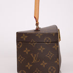 Limited Edition Louis Vuitton x Frank Gehry Monogram Twisted Box with Strap & Mirror - FashioNica