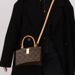 Limited Edition Louis Vuitton x Frank Gehry Monogram Twisted Box with Strap & Mirror - FashioNica