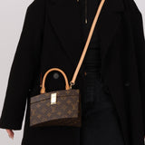 Limited Edition Louis Vuitton x Frank Gehry Monogram Twisted Box with Strap & Mirror - FashioNica