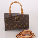 Limited Edition Louis Vuitton x Frank Gehry Monogram Twisted Box with Strap & Mirror - FashioNica