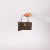 Limited Edition Louis Vuitton x Frank Gehry Monogram Twisted Box with Strap & Mirror - FashioNica