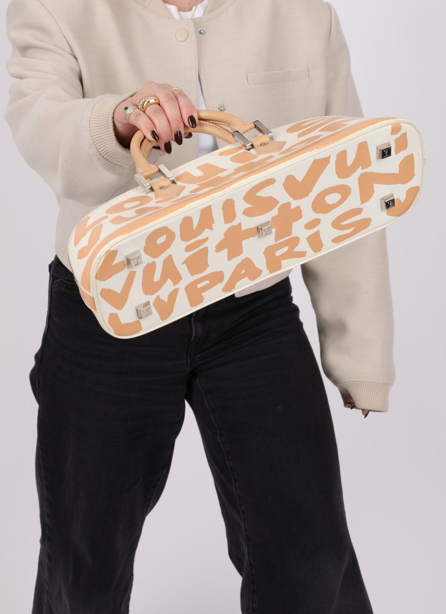 Limited Edition Louis Vuitton x Stephen Sprouse Vernis East West Alma - FashioNica