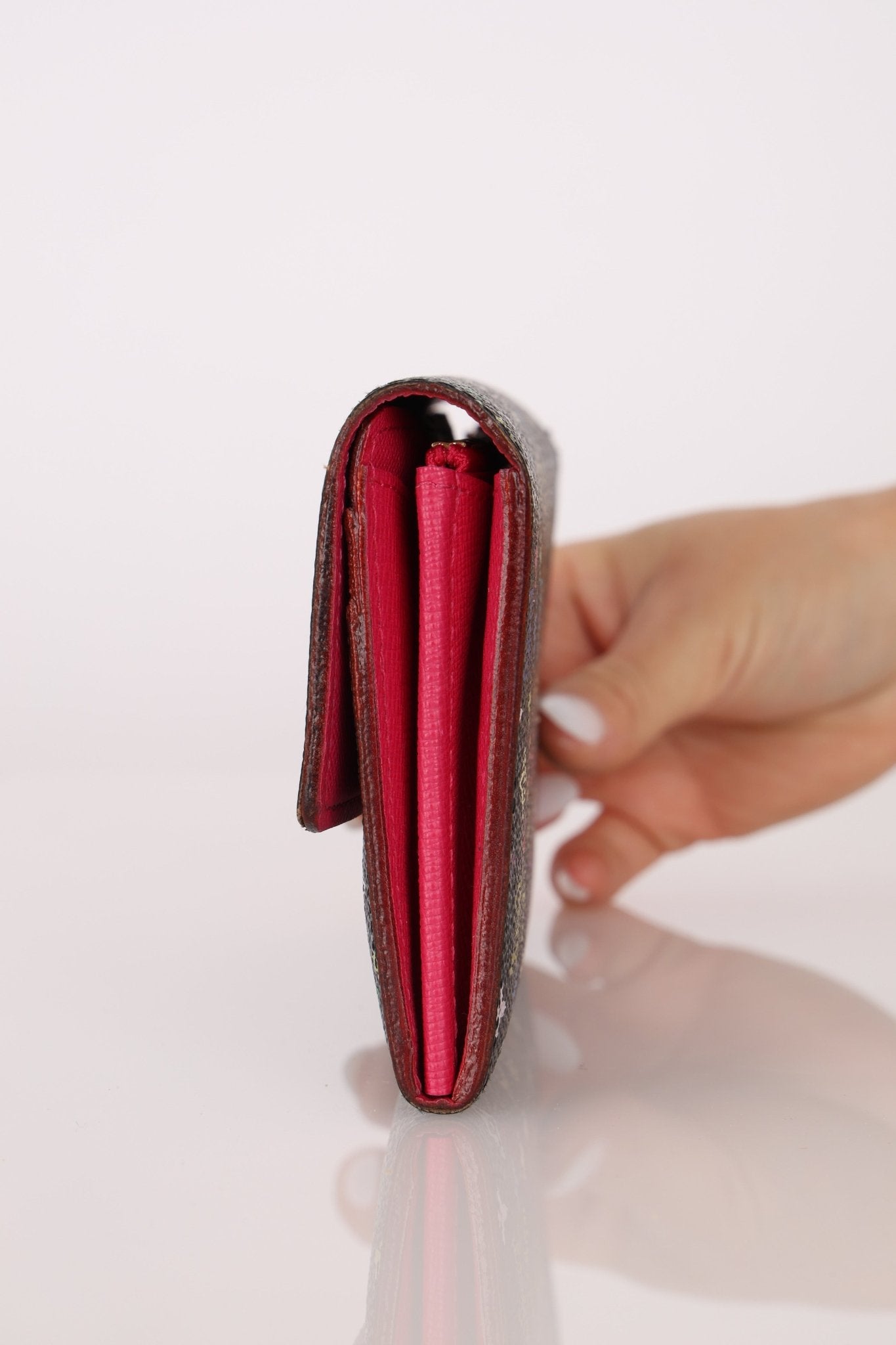 Limited Edition Louis Vuitton x Takashi Murakami 2012 Monogram Multicolor Sarah Wallet - FashioNica