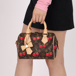 Limited Edition Louis Vuitton x Takashi Murakami 2025 Cherry Speedy 20 - FashioNica