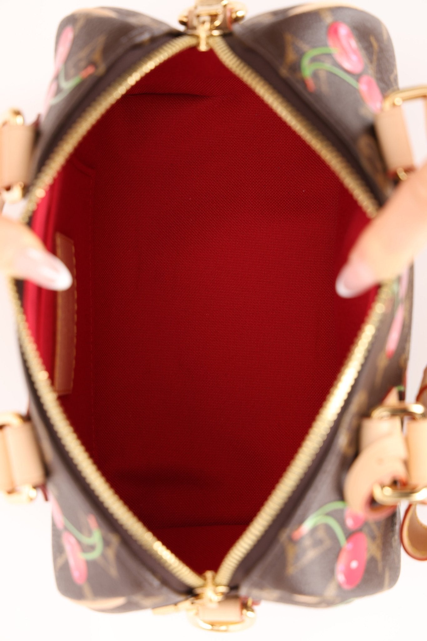 Limited Edition Louis Vuitton x Takashi Murakami 2025 Cherry Speedy 20 - FashioNica