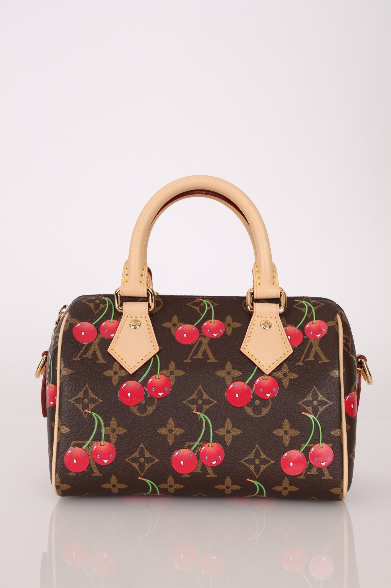 Limited Edition Louis Vuitton x Takashi Murakami 2025 Cherry Speedy 20 - FashioNica