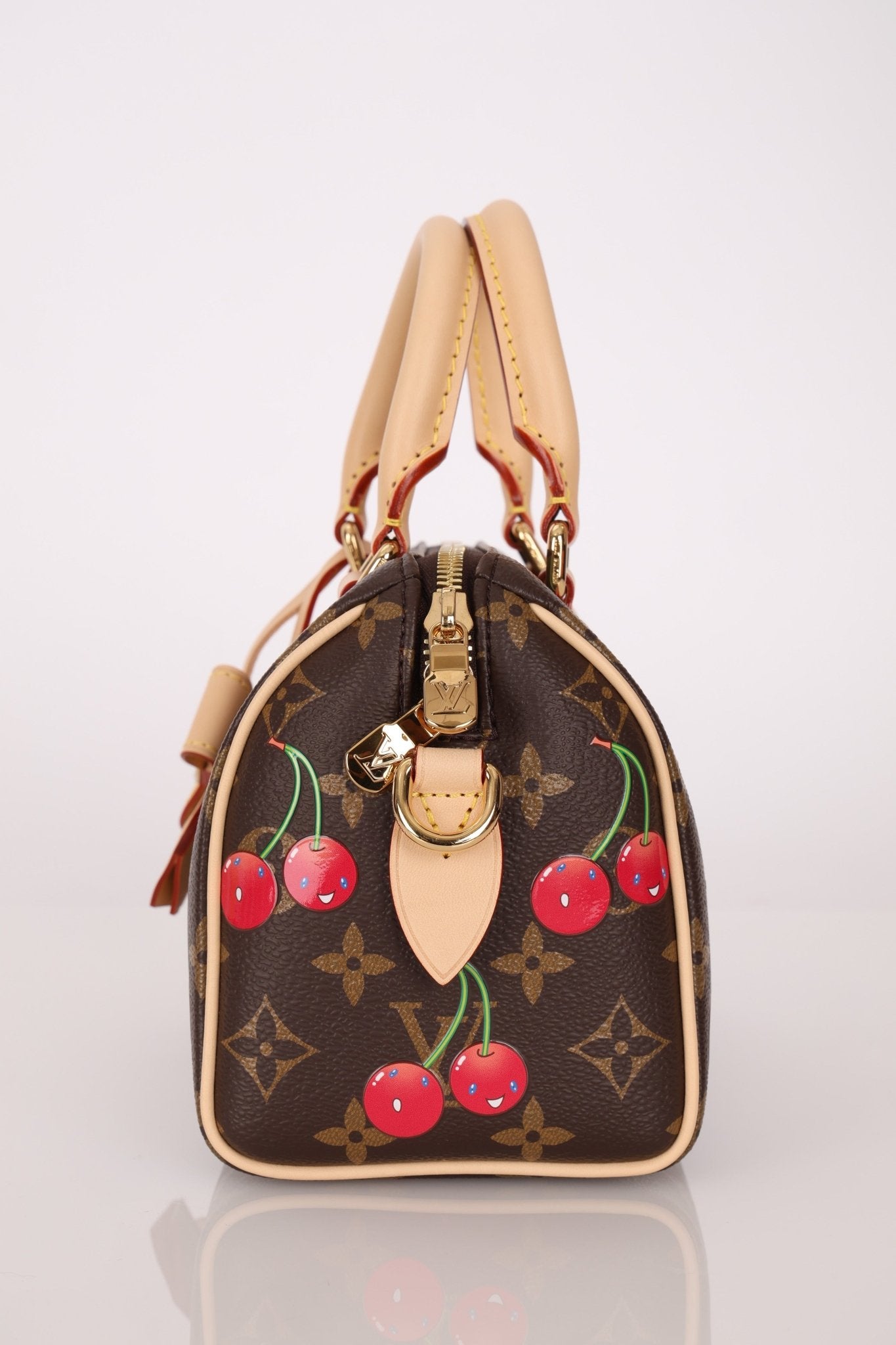 Limited Edition Louis Vuitton x Takashi Murakami 2025 Cherry Speedy 20 - FashioNica