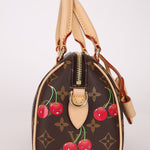 Limited Edition Louis Vuitton x Takashi Murakami 2025 Cherry Speedy 20 - FashioNica