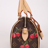 Limited Edition Louis Vuitton x Takashi Murakami 2025 Cherry Speedy 20 - FashioNica