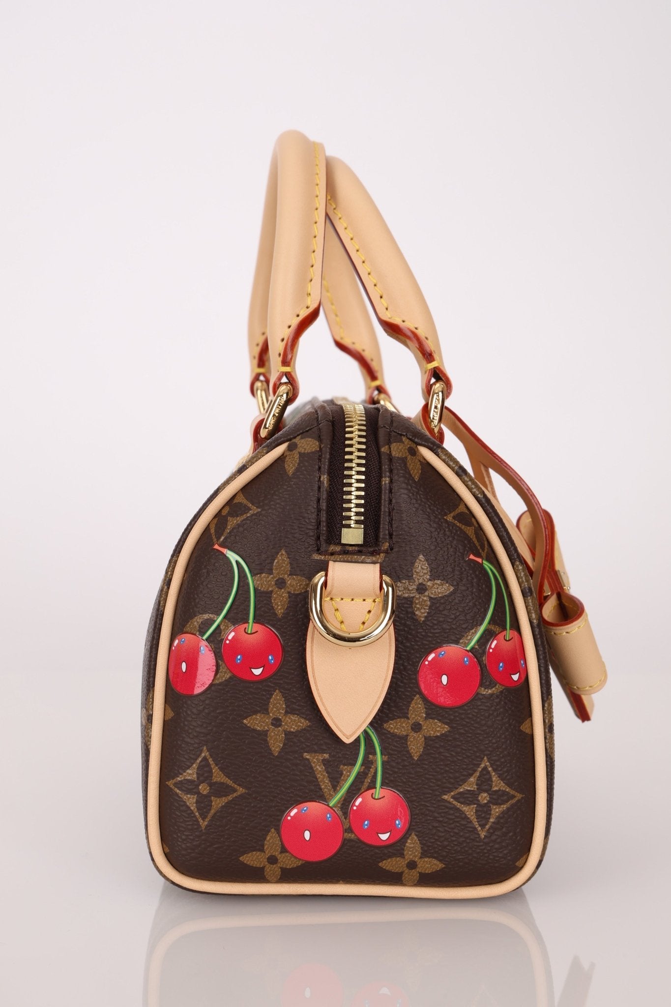 Limited Edition Louis Vuitton x Takashi Murakami 2025 Cherry Speedy 20 - FashioNica