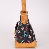 Limited Edition Louis Vuitton x Takashi Murakami Black Monogram Multicolor Eliza Shoulder Bag - FashioNica