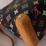 Limited Edition Louis Vuitton x Takashi Murakami Black Monogram Multicolor Eliza Shoulder Bag - FashioNica