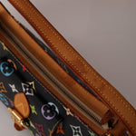 Limited Edition Louis Vuitton x Takashi Murakami Black Monogram Multicolor Eliza Shoulder Bag - FashioNica