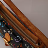 Limited Edition Louis Vuitton x Takashi Murakami Black Monogram Multicolor Eliza Shoulder Bag - FashioNica