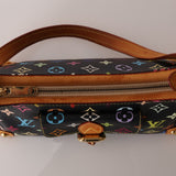 Limited Edition Louis Vuitton x Takashi Murakami Black Monogram Multicolor Eliza Shoulder Bag - FashioNica