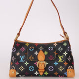 Limited Edition Louis Vuitton x Takashi Murakami Black Monogram Multicolor Eliza Shoulder Bag - FashioNica