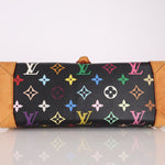 Limited Edition Louis Vuitton x Takashi Murakami Black Monogram Multicolor Eliza Shoulder Bag - FashioNica