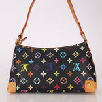 Limited Edition Louis Vuitton x Takashi Murakami Black Monogram Multicolor Eliza Shoulder Bag - FashioNica