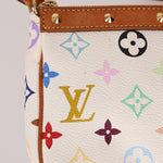Limited Edition Louis Vuitton x Takashi Murakami Blanc Multicolor Pochette - FashioNica