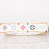 Limited Edition Louis Vuitton x Takashi Murakami Blanc Multicolor Pochette - FashioNica