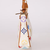 Limited Edition Louis Vuitton x Takashi Murakami Blanc Multicolor Pochette - FashioNica