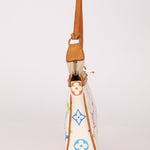 Limited Edition Louis Vuitton x Takashi Murakami Blanc Multicolor Pochette - FashioNica