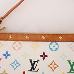 Limited Edition Louis Vuitton x Takashi Murakami Blanc Multicolor Pochette - FashioNica