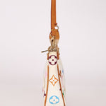 Limited Edition Louis Vuitton x Takashi Murakami Blanc Multicolor Pochette - FashioNica