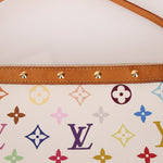 Limited Edition Louis Vuitton x Takashi Murakami Blanc Multicolor Pochette - FashioNica