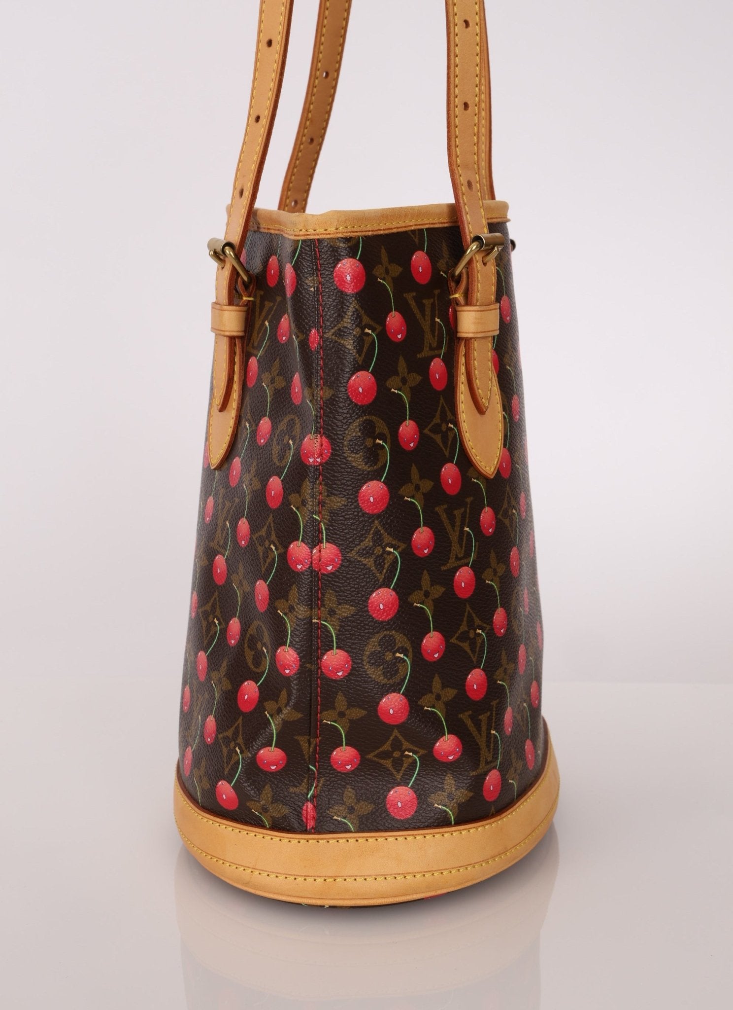 Limited Edition Louis Vuitton x Takashi Murakami Cerises Bucket Bag - FashioNica