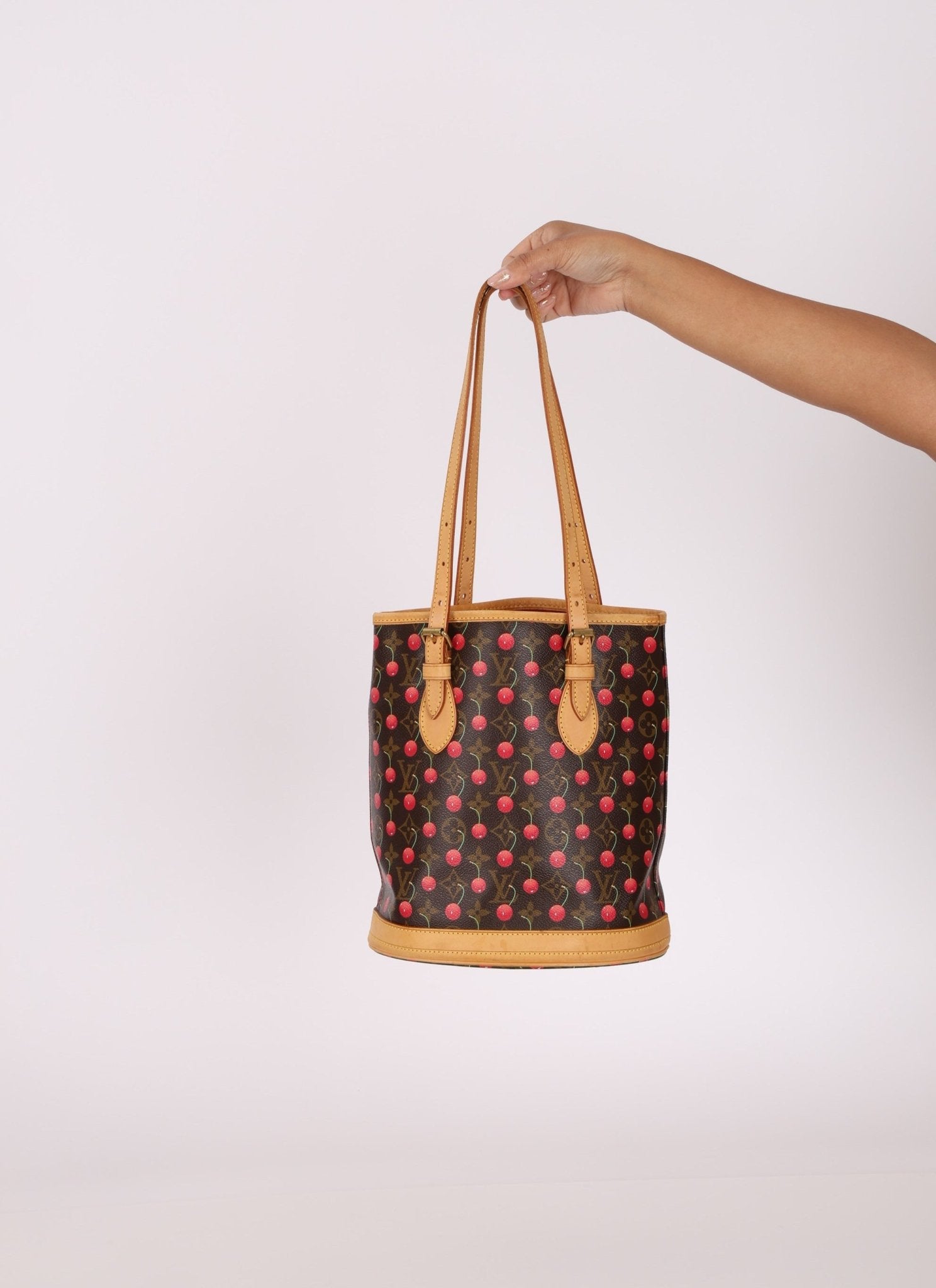 Limited Edition Louis Vuitton x Takashi Murakami Cerises Bucket Bag - FashioNica