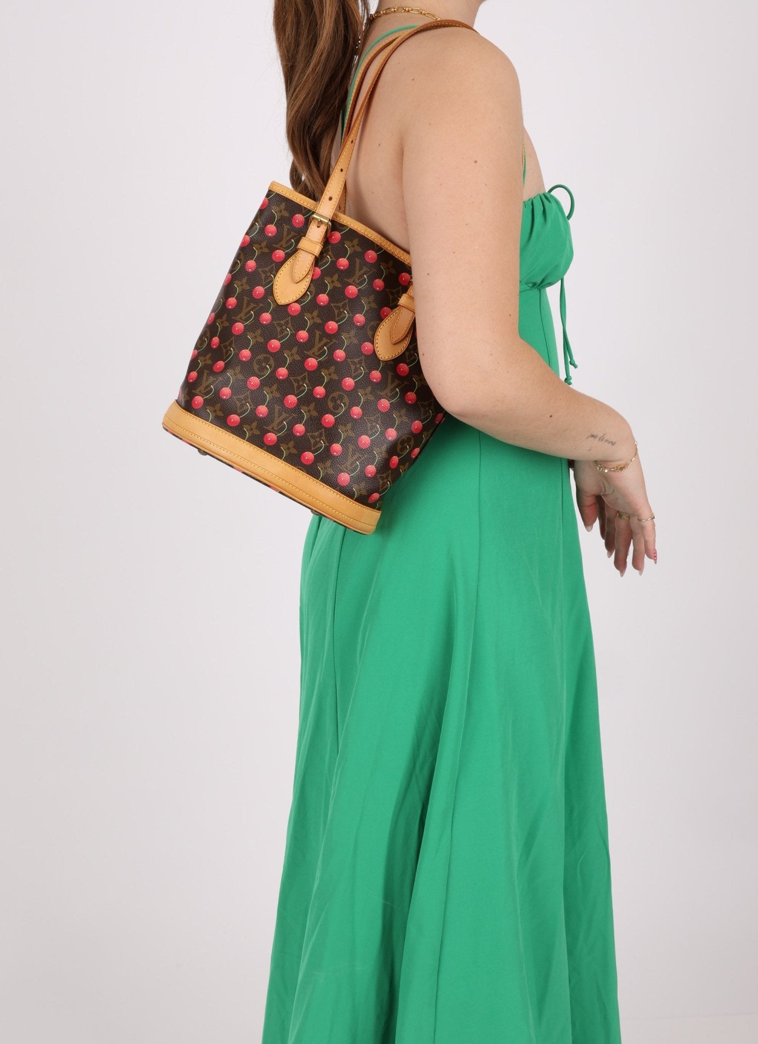 Limited Edition Louis Vuitton x Takashi Murakami Cerises Bucket Bag - FashioNica