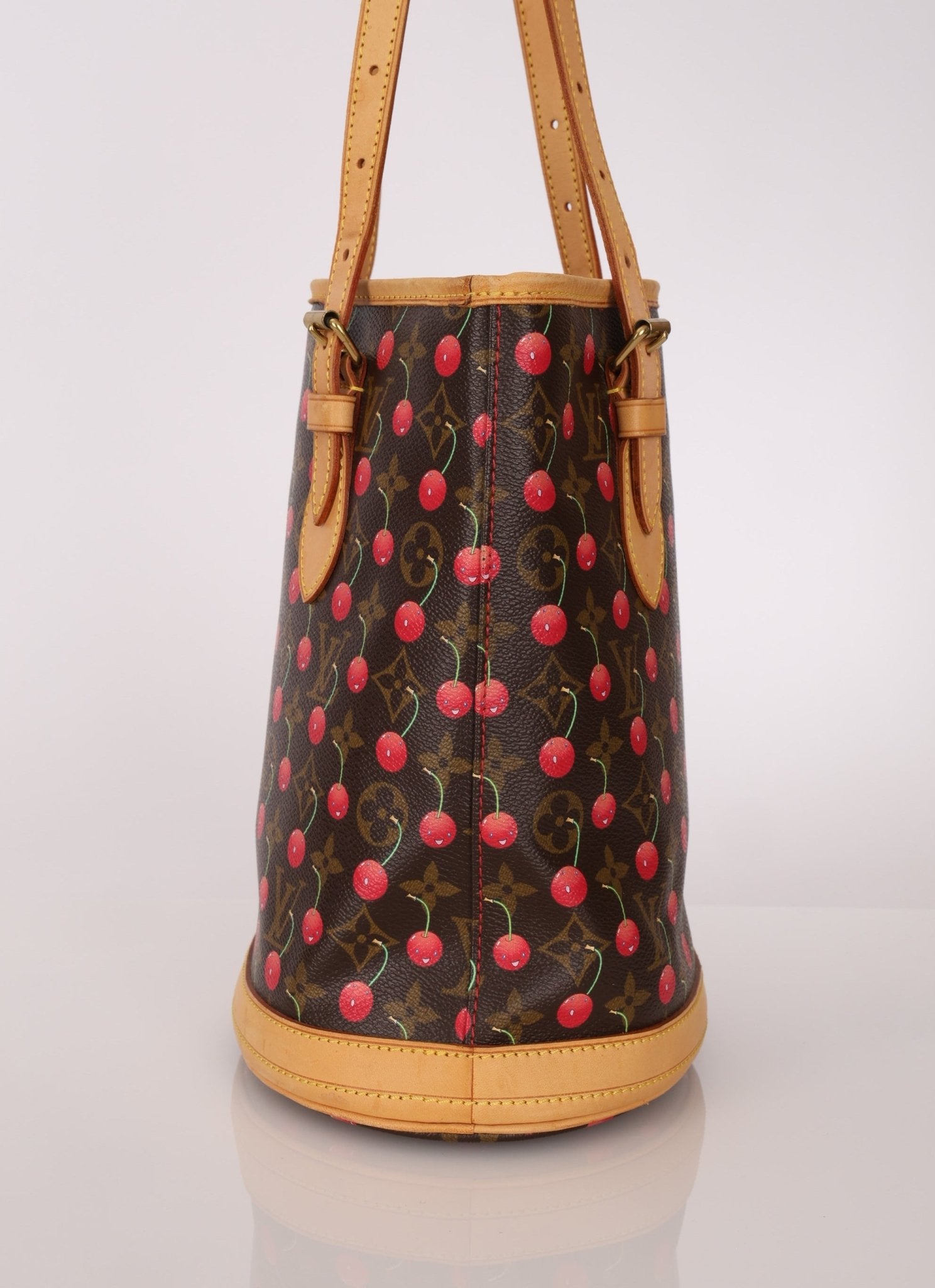 Limited Edition Louis Vuitton x Takashi Murakami Cerises Bucket Bag - FashioNica