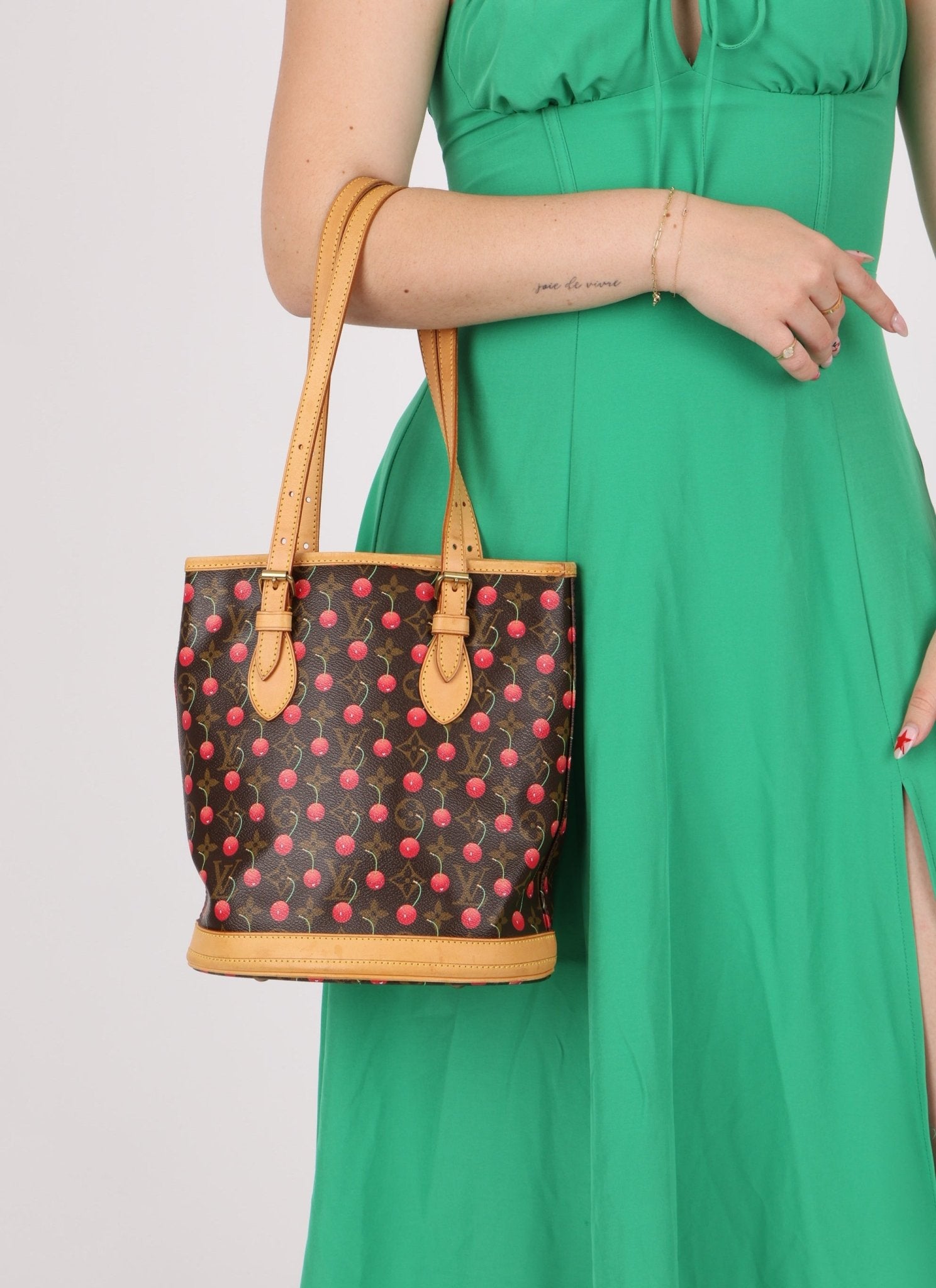 Limited Edition Louis Vuitton x Takashi Murakami Cerises Bucket Bag - FashioNica