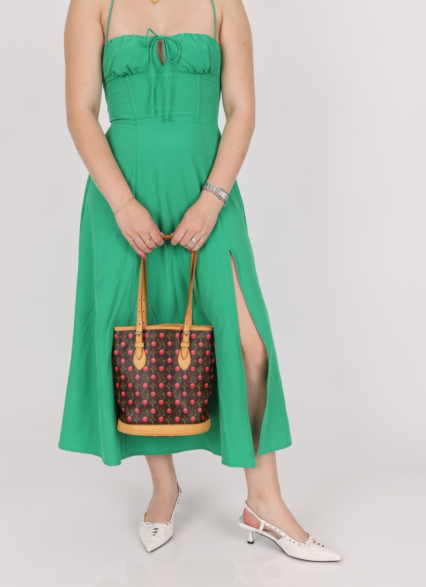 Limited Edition Louis Vuitton x Takashi Murakami Cerises Bucket Bag - FashioNica