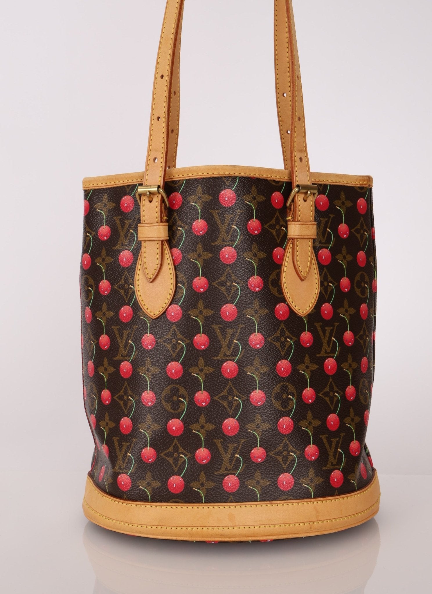 Limited Edition Louis Vuitton x Takashi Murakami Cerises Bucket Bag - FashioNica