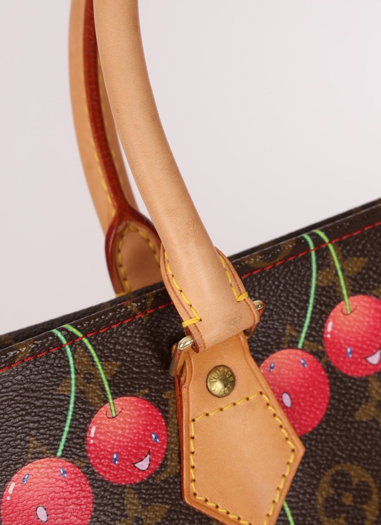 Limited Edition Louis Vuitton x Takashi Murakami Cerises Sac Plat - FashioNica