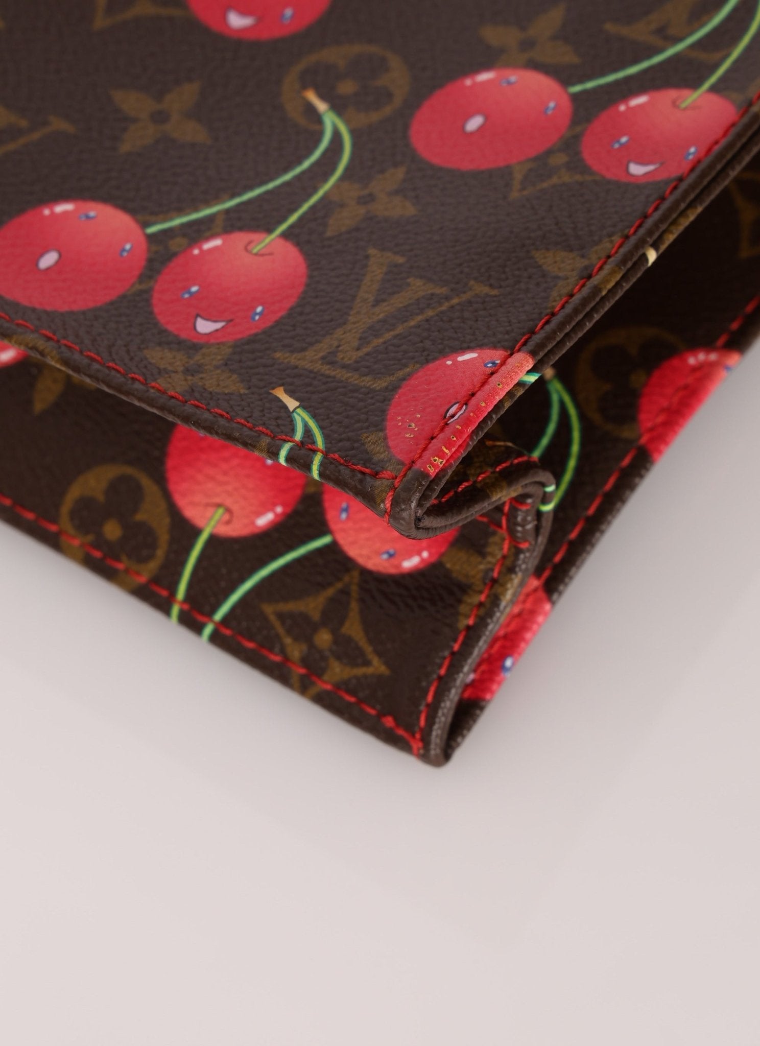 Limited Edition Louis Vuitton x Takashi Murakami Cerises Sac Plat - FashioNica