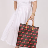 Limited Edition Louis Vuitton x Takashi Murakami Cerises Sac Plat - FashioNica