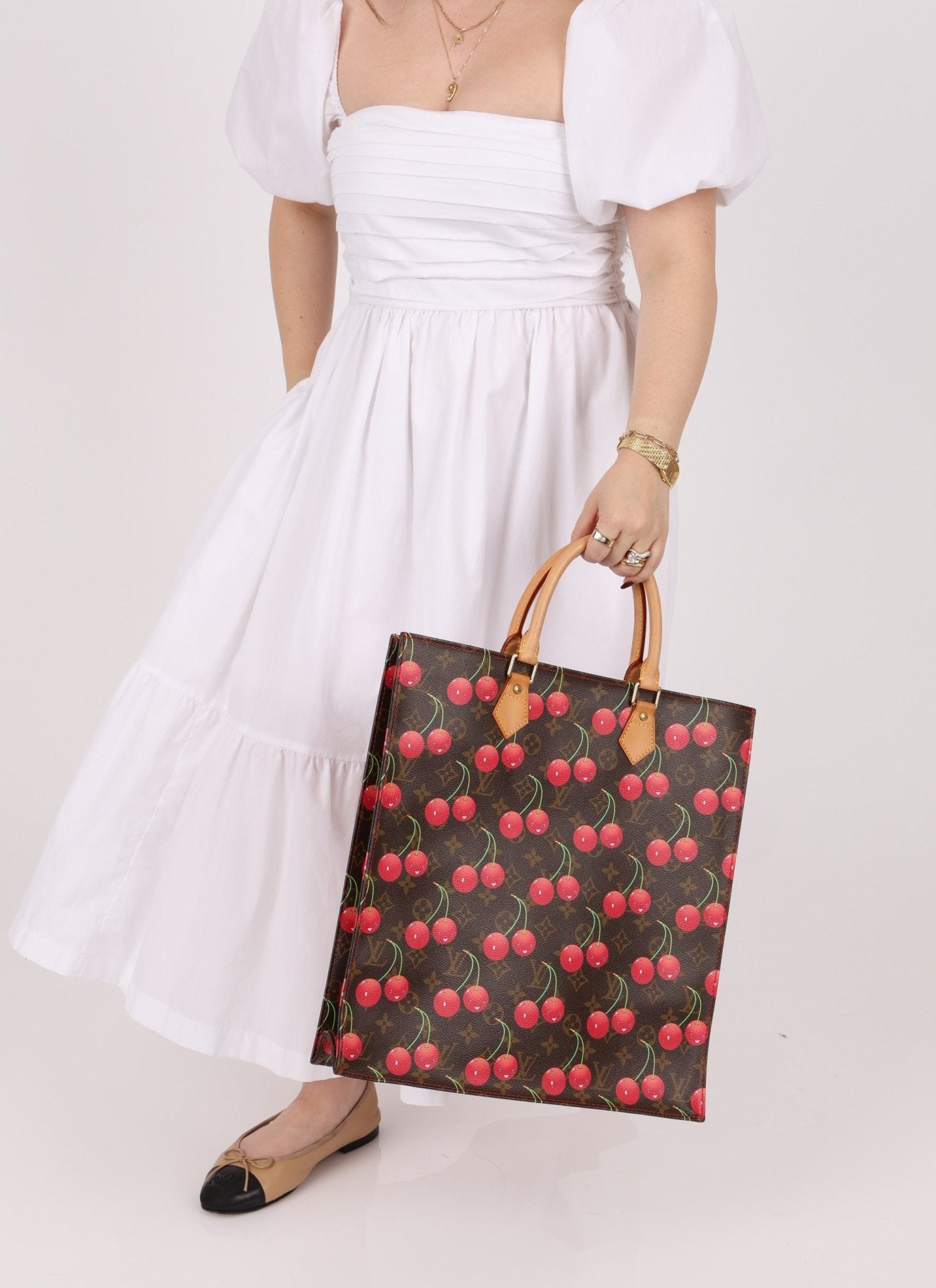 Limited Edition Louis Vuitton x Takashi Murakami Cerises Sac Plat - FashioNica