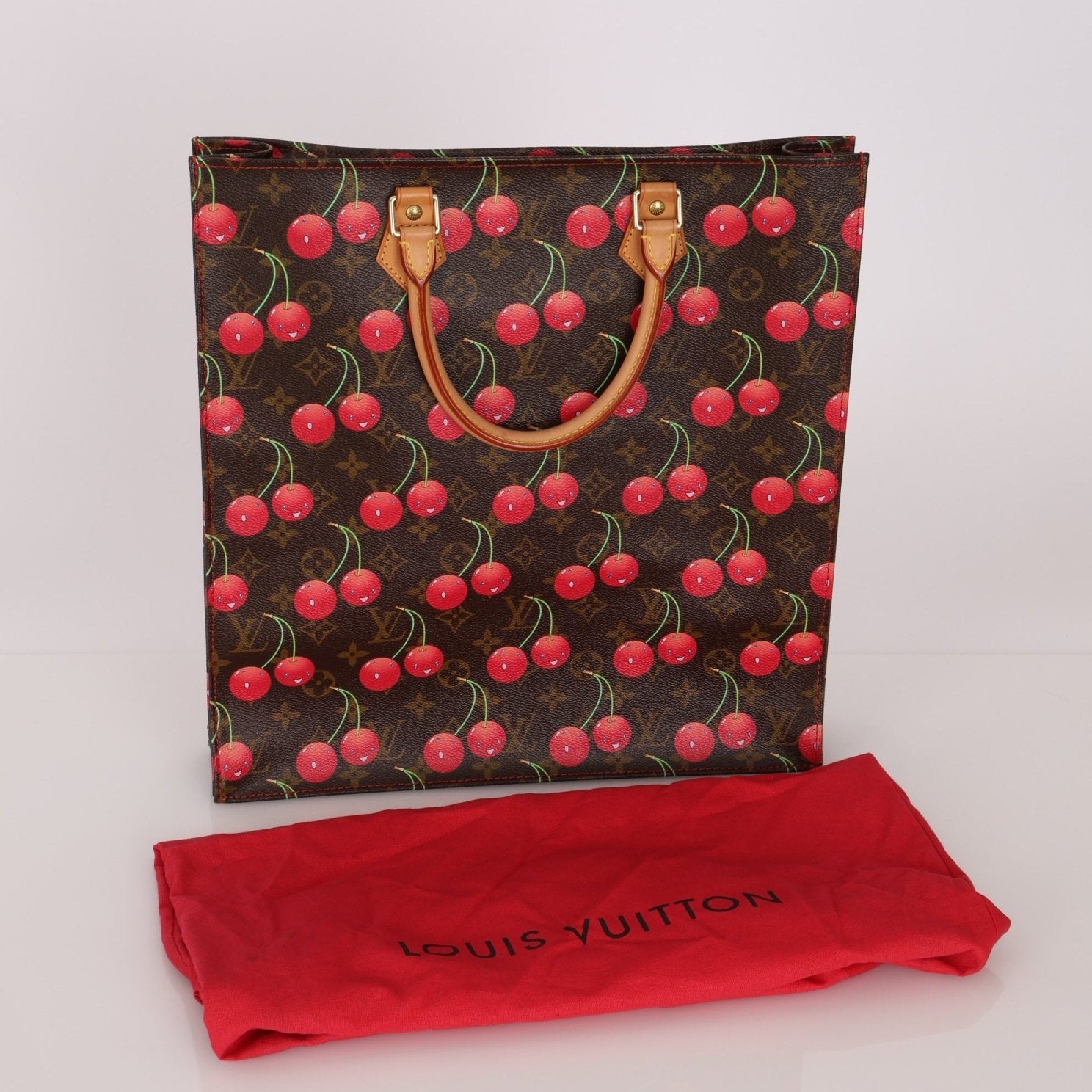 Limited Edition Louis Vuitton x Takashi Murakami Cerises Sac Plat - FashioNica