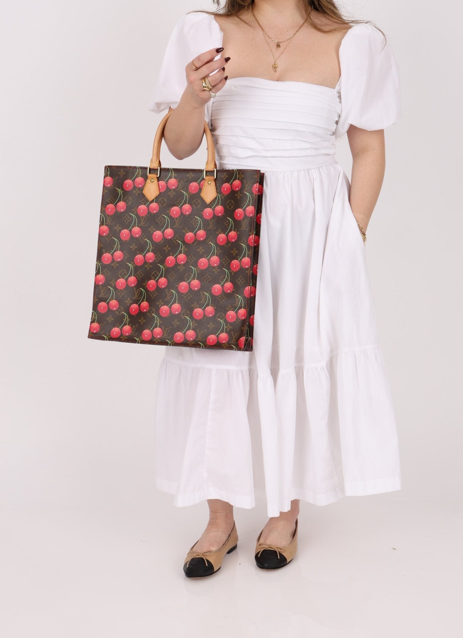 Limited Edition Louis Vuitton x Takashi Murakami Cerises Sac Plat - FashioNica