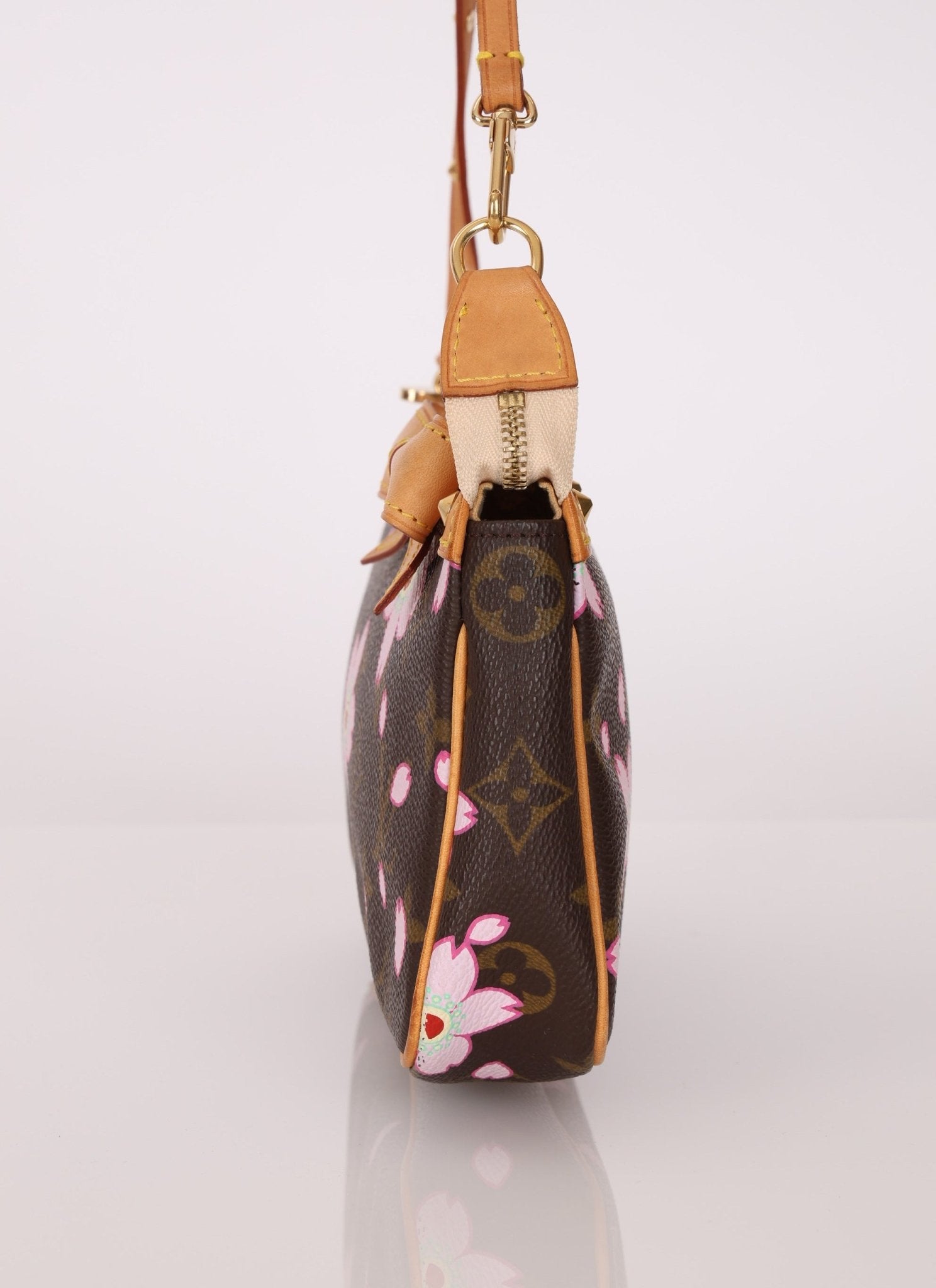 Limited Edition Louis Vuitton x Takashi Murakami Cherry Blossom Pochette - FashioNica