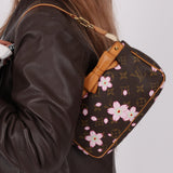 Limited Edition Louis Vuitton x Takashi Murakami Cherry Blossom Pochette - FashioNica