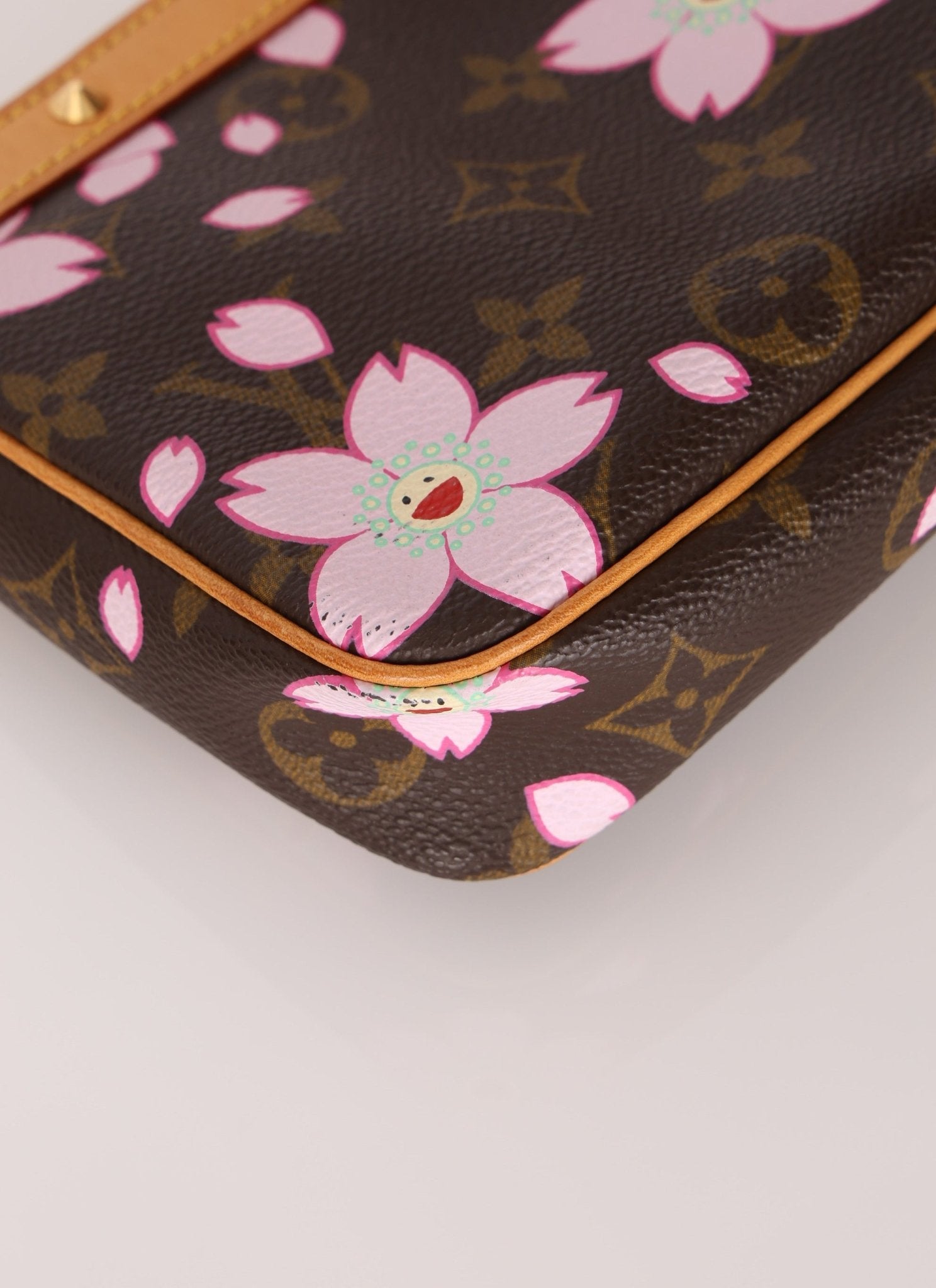 Limited Edition Louis Vuitton x Takashi Murakami Cherry Blossom Pochette - FashioNica