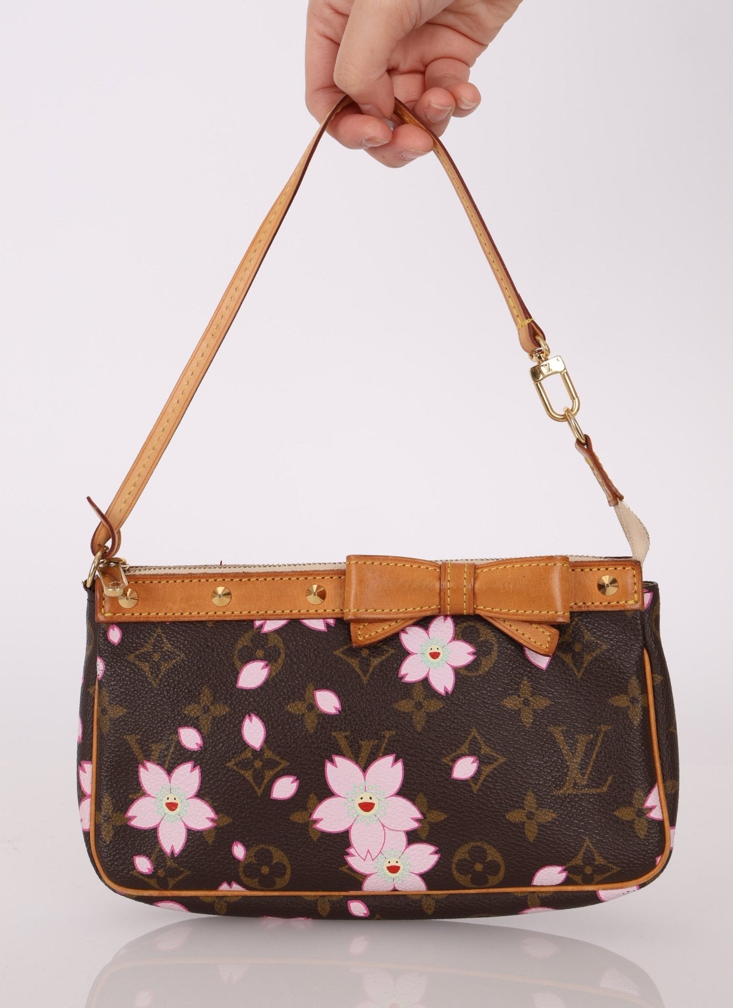 Limited Edition Louis Vuitton x Takashi Murakami Cherry Blossom Pochette - FashioNica
